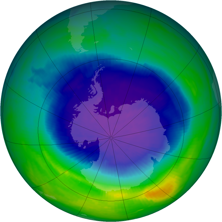 Ozone Map 1987-10-10